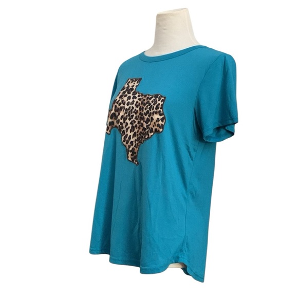 Southern Grace short sleeve animal print Texas t-shirt - Picture 2 of 9